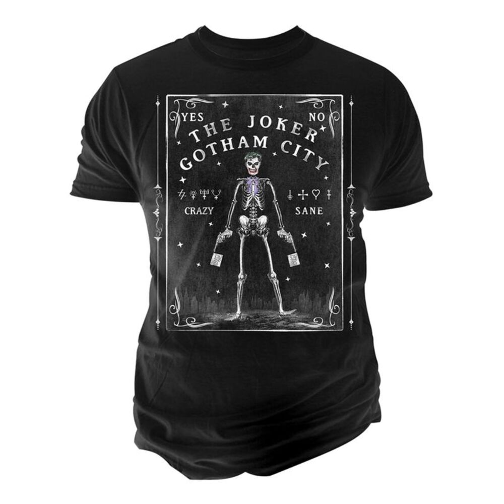 Changes Mens Joker Skeleton Tarot Graphic T-Shirt, NWT - Picture 1 of 1